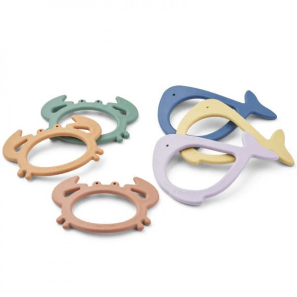 Lot de 6 anneaux de Plongée Enfant - Calisto