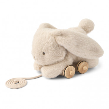 Lapin en peluche à tirer - Pera mist