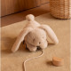 Lapin en peluche à tirer - Pera mist