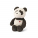 Hochet peluche Dania - Panda sandy dark grey