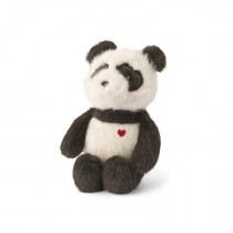 Hochet peluche Dania - Panda Sandy dark grey