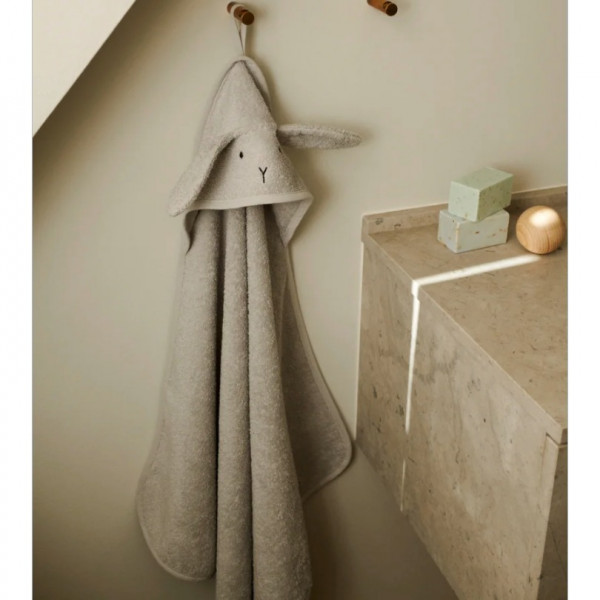 Cape de bain Albert - Lapin dumbo grey