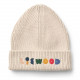 Bonnet en coton côtelé Ezra - Sandy Logo