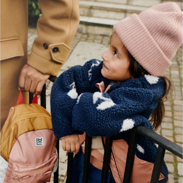 Bonnet en laine et coton Emilio - Tuscany rose