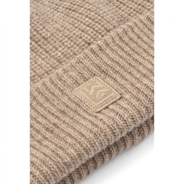 Bonnet en laine et coton Emilio - Oat