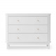 Commode 3 tiroirs Wood - Blanc