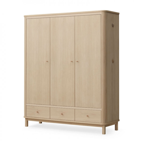 Armoire Wood 3 portes - Chêne