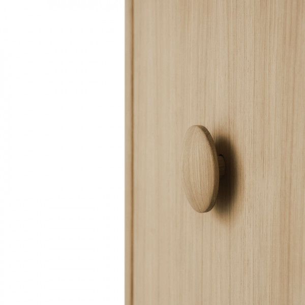 Armoire Wood 3 portes - Chêne