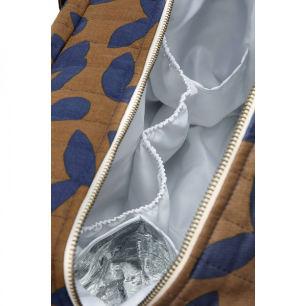 Sac à langer imperméable Hyde park - Blue leaves