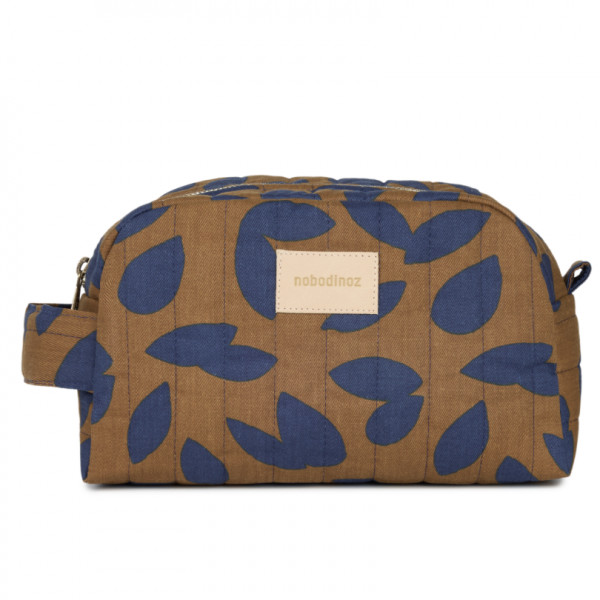 Trousse de toilette imperméable Hyde Park - Blue leaves