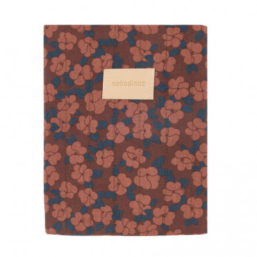 Protège carnet de santé Hyde Park - Maroon poppies