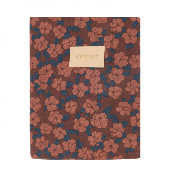 Protège carnet de santé Hyde Park - Maroon poppies