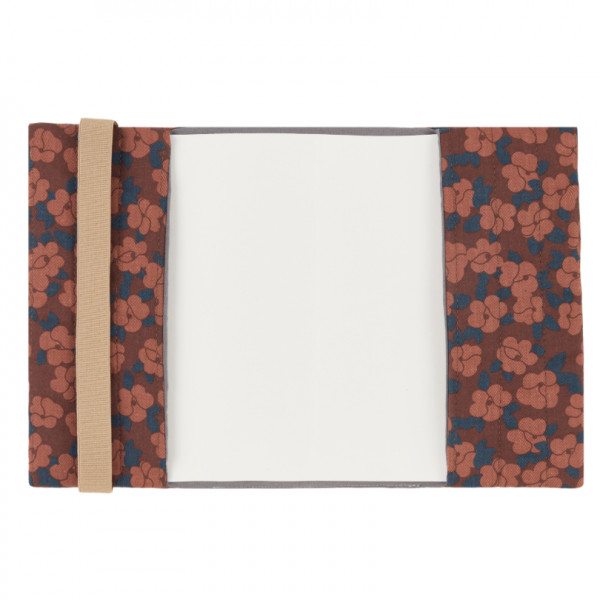 Protège carnet de santé Hyde Park - Maroon poppies