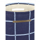 Panier de rangement Vibes - Navy blue windowpane