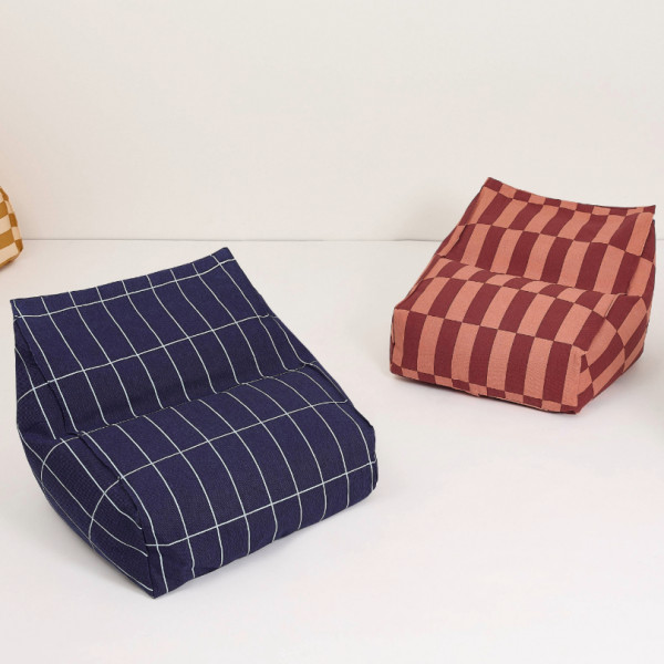 Pouf fauteuil Vibes - Bleu marine