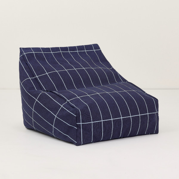 Pouf fauteuil Vibes - Bleu marine