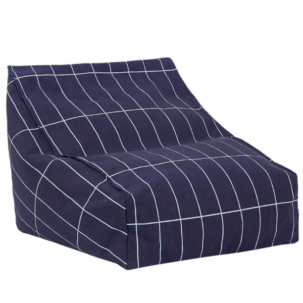 Pouf fauteuil Vibes - Bleu marine