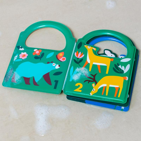 Livre de bain à colorier - Woodland