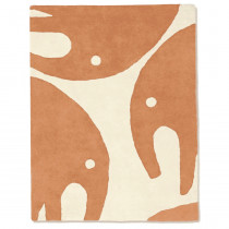 Tapis tufté coton bio - Eléphant Moka