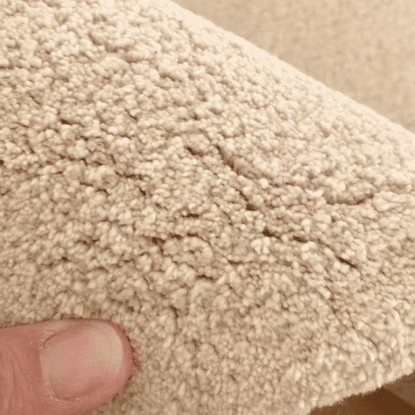 Tapis tufté coton bio - Forêt moka