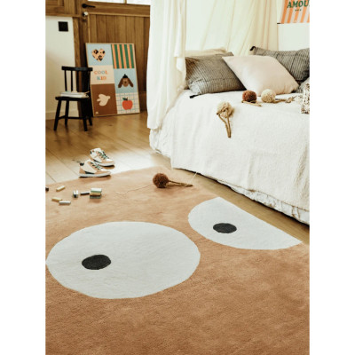 Tapis tufté coton bio - Zoeils moka
