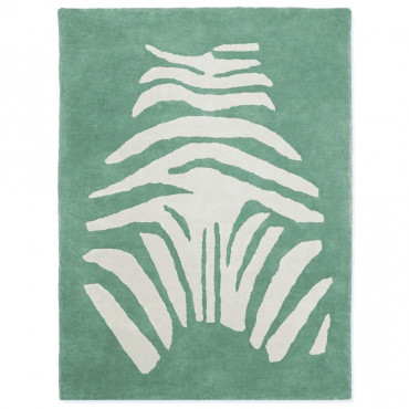 Tapis en coton bio - Forêt beige