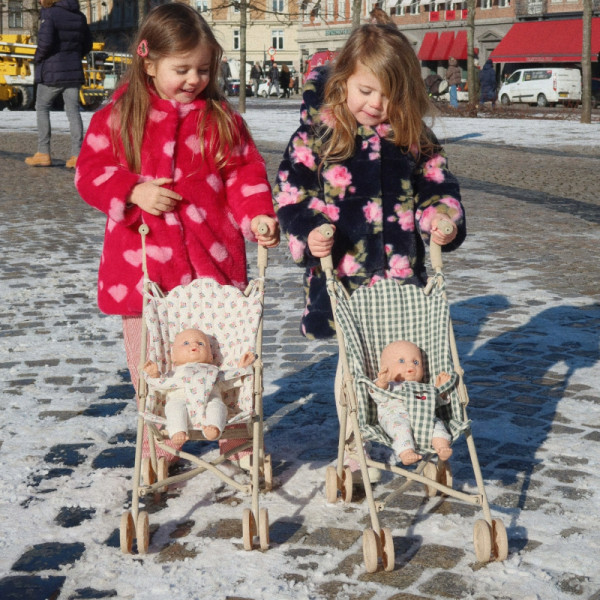 Poussette pour poupée - Smoke pine check