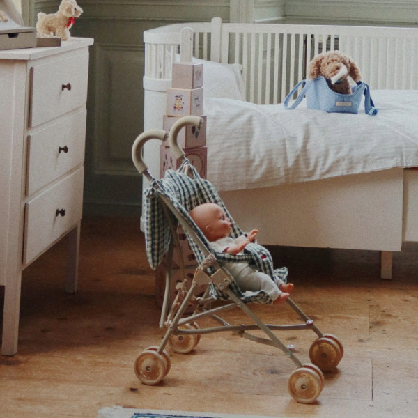 Poussette pour poupée - Smoke pine check