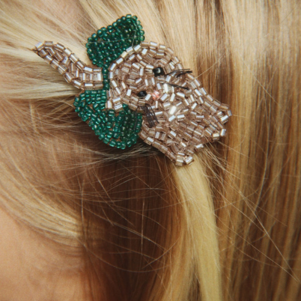 Lot de 2 barrettes à pinces - Chat