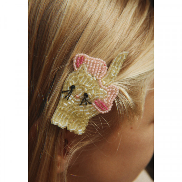 Lot de 2 barrettes à pinces - Chat