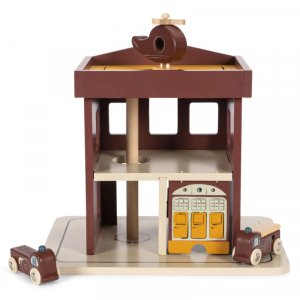 Caserne de pompiers en bois