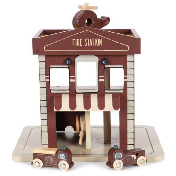 Caserne de pompiers en bois