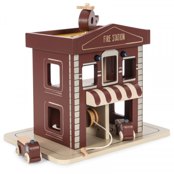 Caserne de pompiers en bois