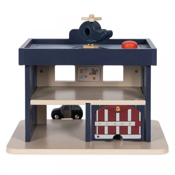 Poste de police en bois