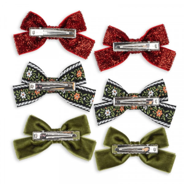 6 barrettes à pinces pour cheveux - Micky