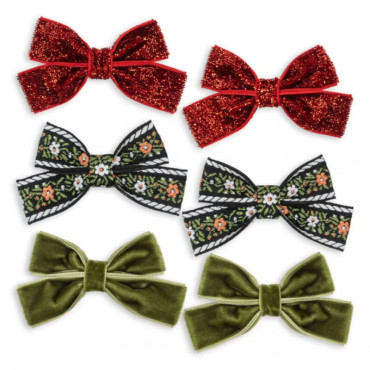 6 barrettes à pinces pour cheveux - Micky