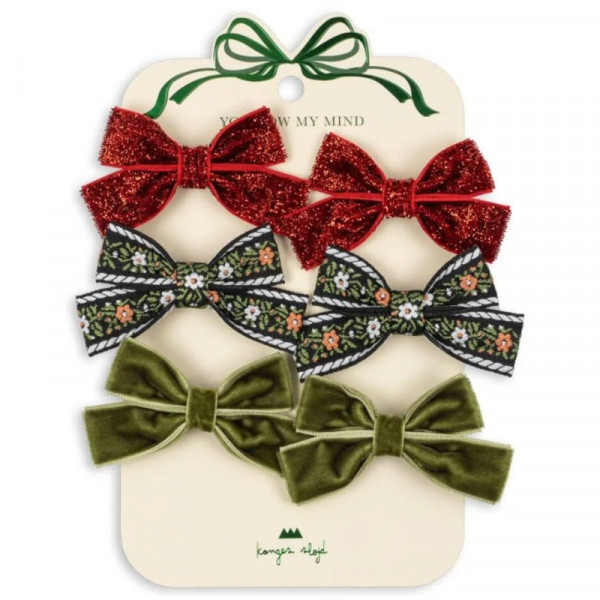 6 barrettes à pinces pour cheveux - Micky