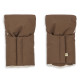 Moufles pour poussette Nohr - Walnut