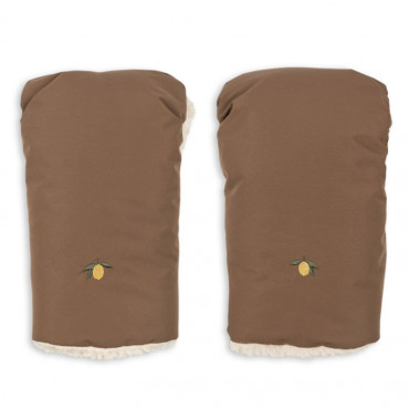 Moufles pour poussette Nohr - Walnut