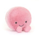 Peluche macaron Mia - Framboise