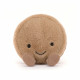 Peluche macaron Mona - Chocolat