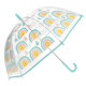 Parapluie enfant transparent - Arc-en-ciel