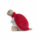 Peluche tortue Timmy - Tenue romantique