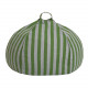 Pouf rond Vibes - Green blue stripes