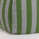Pouf rond Vibes - Green blue stripes