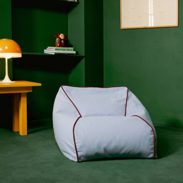 Pouf fauteuil enfant Marlow - Baltic blue