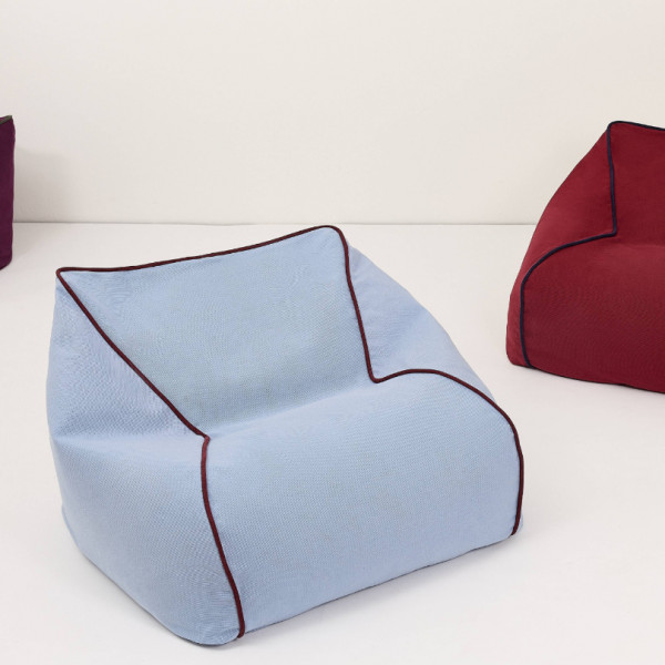 Pouf fauteuil enfant Marlow - Baltic blue