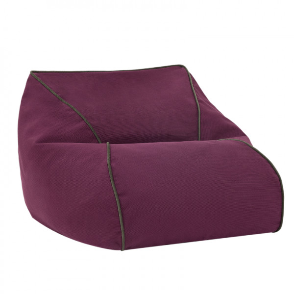 Pouf fauteuil enfant Marlow - Prune
