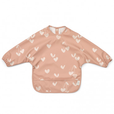 Bavoir à manches plastifié Merle - Sweethearts Pale tuscany