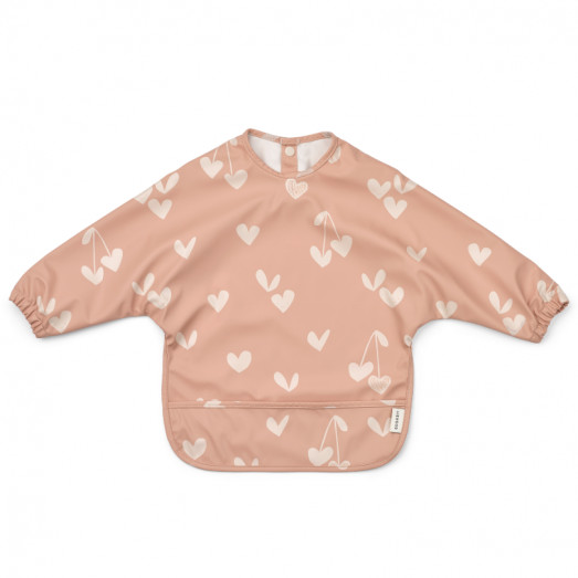 Bavoir à manches plastifié Merle - Sweethearts Pale tuscany